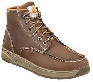 Carhartt Lightweight Wedge Moc Toe Chukka Regular/Wide Boot, Brown, Size W 12