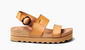 REEF Women's Vista Hi Comfortable Regular Buckle Sandal - Natural, Size 7