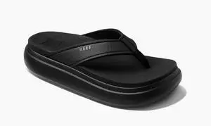 REEF Women's Cruiser Bondi Flip Flop Regular Sandal - Black/Black, Size 8