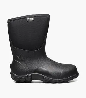 Bogs Men's Comfortable Waterproof Classic Regular Mid Boot - Black, Size 11
