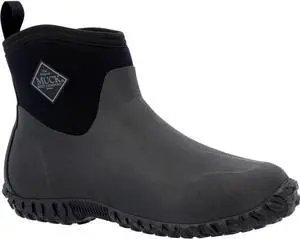 Muck Boots Men's Muckster ll Ankle Height Rubber Garden Boot, Black, Size 8