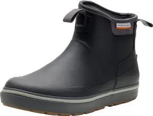 Grundens Mens DECK-BOSS Comfortable Regular Ankle Boot - Black, Size US M 13