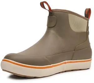 Grundens Men's Deck-Boss Durable & Waterproof Ankle Boot, Otter, Size 11