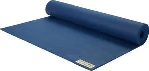 JadeYoga 68" Fusion Non-Slip Natural Rubber with Strong Grip Mat, Midnight Blue