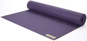 JadeYoga 68" Fusion Non-Slip Natural Rubber with Extra Strong Grip Mat - Purple