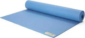 JadeYoga 68" Fusion Non-Slip Natural Rubber with Strong Grip Mat - Slate Blue