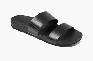 REEF Women's Comfortable Regular Cushion Vista Slide Sandal, Black, Size 7 REEF Women's Comfortable Regular Cushion Vista Slide Sandal, Black, Size 7