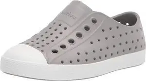 Native Jefferson Child Slip-On Regular Sneakers, Pigeon Grey/Shell White, C4