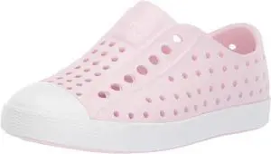 Native Jefferson Kid's Slip-On Regular Sneaker - Milk Pink/Shell White, Size C4