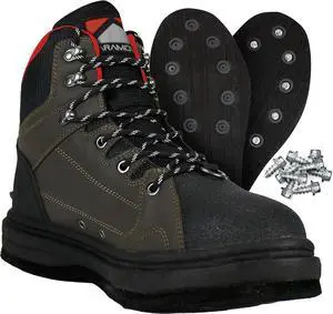 Paramount Outdoors Men's Deep Eddy Felt Comfortable Wading Boots, Brown, Size 8