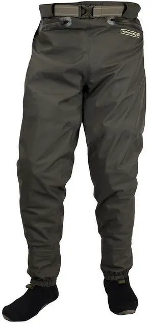 Paramount Outdoors Fast Eddy Waist High Stockingfoot Breathable Wader Pant, Large