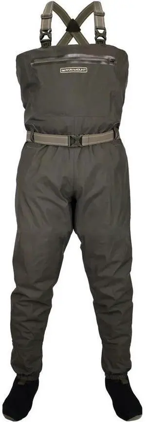 Paramount Outdoors Men's Stonefly Stockingfoot Fishing Chest Waders, Elk, XX-Large