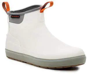 Grundens Men's Deck-Boss Ankle Boot, White Sqall, Size US M 08