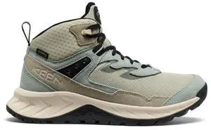 Keen Women's Hightrail Mid Height Leather Waterproof Hiking Boots, Iceberg Green/Abbey Stone, Size 9.5