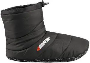 Baffin Cush Booty Unisex Insulated Slippers, Black, Size 3XL
