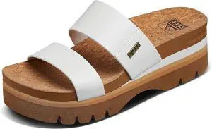 Reef Women's Vista Higher Cushion Slide super soft Sandals, Cloud, Size 9.5