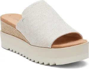 Toms Women's, Diana Mule High-rebound comfort Sandal, Natural, Size 8