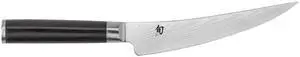 Shun Classic 6" Boning & Fillet Knife with D-Shaped Ebony Pakkawood Handle