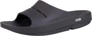 OOFOS OOahh Recovery Slide, Womens and Mens, Size M10/W12, Black