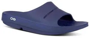 OOFOS Unisex Comfortable Waterproof OOriginal Thong Sandal, Navy, Size M11/W13