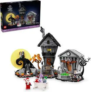LEGO Disney Tim Burton's The Nightmare Before Christmas Decor Building Set for Adults