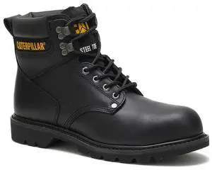 Caterpillar Men's Second Shift Steel Toe Slip-Resistant Work Boot, Black, Size M 11