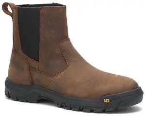 Caterpillar Footwear Men's Wheelbase Steel Toe Leather Work Boot - Clay, Size M 12