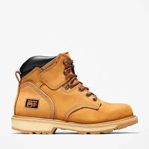 Timberland PRO Men's 6" Pit Boss Soft Toe Comfortable Work Boots, Wheat, Size M 11