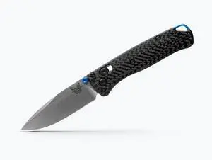 Benchmade 533-3 Mini Bugout Folding Pocket Knife, Black Carbon Fiber Handle