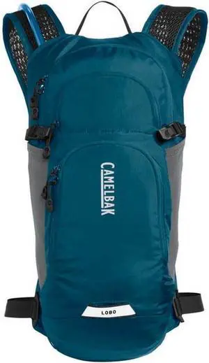 CamelBak Lobo 9 Bike Hydration Pack 70oz, Moroccan Blue/Black