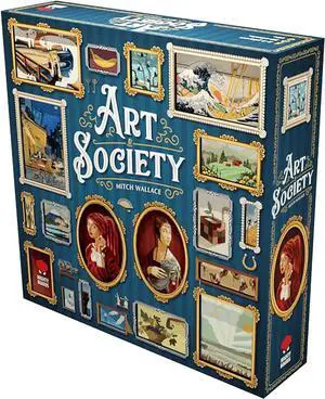 Mighty Boards Art Society Collection Board Game, Bid At Auctions, Ages 10+, 2-4 Players