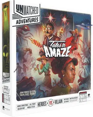 Restoration Games Unmatched Adventures Tales to Amaze Cooperative Strategy Fighting Game for Family