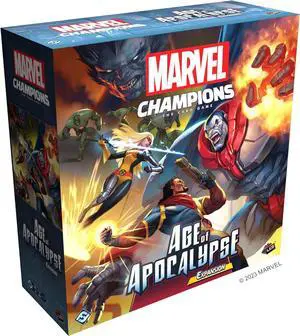 Fantasy Flight Games Marvel Champions The Card Game Age of Apocalypse Campaign Expansion Cooperative Superhero Strategy Game for Kids and Adults, Ages 14+, 1-4 Players