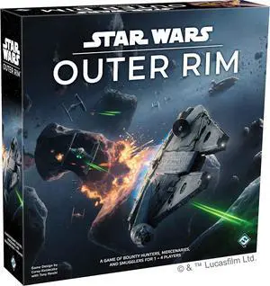 Fantasy Flight Games Asmodee Star Wars Outer Rim Board Game Strategy Game, Fun Family Adventure for Kids & Adults, Ages 14+, 1-4 Players