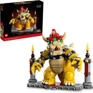 LEGO Super Mario The Mighty Bowser, 3D Build & Display Kit, Gift Idea for Fans