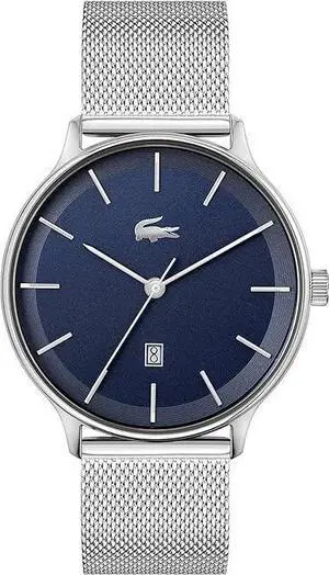 Lacoste 2011200 Mens Quartz Club Stainless steel Watch, Blue