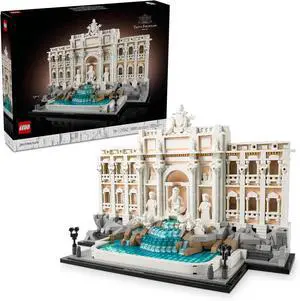LEGO 6526219 Architecture Trevi Fountain Building Set, 1880 Pieces, For Ages 18+