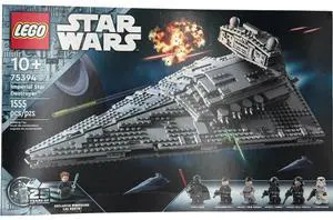 LEGO Star Wars Imperial Star Destroyer Building Toy Set, 1555 Pcs, For Kids 10+