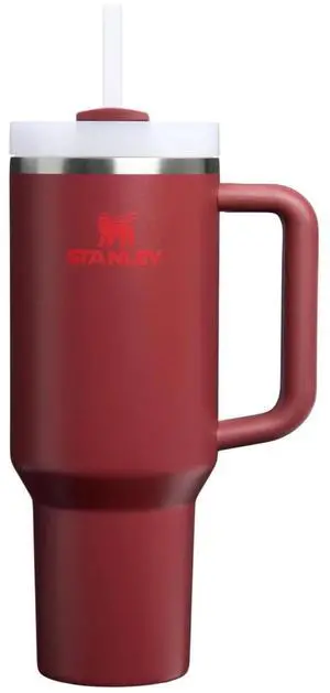 STANLEY Quencher H2.0 Flowstate 3-Position Straw Lid Tumbler 40oz, Cranberry