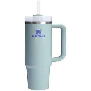 STANLEY Quencher H2.0 Flowstate 3-Position Lid Straw 40oz Tumbler, Blue Cactus