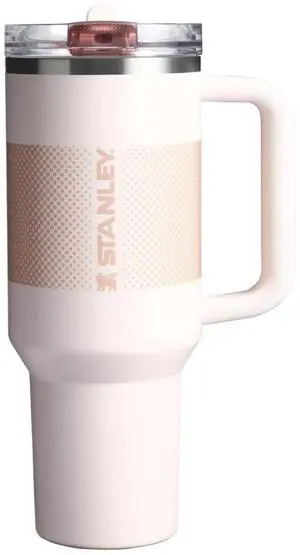 STANLEY Quencher ProTour Flip Straw Tumbler with Leakproof Lid 40oz, Rose Quartz