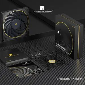 Thermalright TL-B14015 EXTREM 140mm Slim 15mm PWM Fan 2600 RPM Thermalright TL-B14015 EXTREM 140mm Slim 15mm PWM Fan 2600 RPM