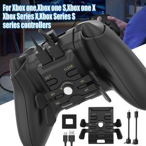 Extension Programmable Keys Controller Back Button Attachment  Fit for Xbox Series XSXbox OneXbox One SXbox One X Controller With 35MM Headphone Jack 2 Sets of Paddles Black