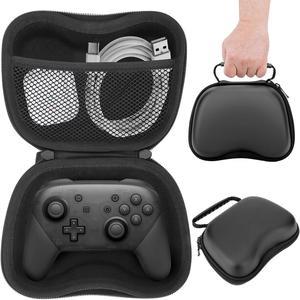 Controller Travel Carrying Case - Fit for Nintendo Switch Pro, PS5/PS4, Xbox, Portable Protective Storage Bag (Black)