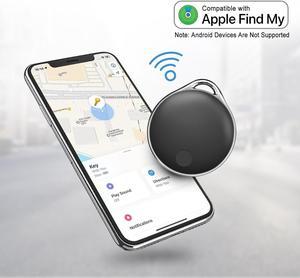 NIJITAG Smart Anti Loss Tracking  - Item Finders Key Finder Locator Tracker Device for Wallet, Keychain, Luggage, backpack, Cat, Dog, Pet etc. with Apple Find My app (iOS only) , GRAY