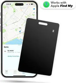 NSI CELECTIGO Smart Wallet Tracker Card - Ultra-Thin iOS Find My Compatible, Wireless Charging, Credit Card Sized SmartCard Tracker for Wallets and Passports
