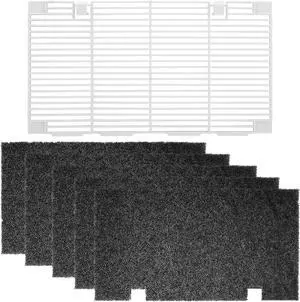 NSI 6 PCS RV Air Conditioner Cover Kit - A/C Ducted Air Grille with 5PCS Replacement Air Filter Pads, Fits Dometic 3104928.019 Air Conditioner