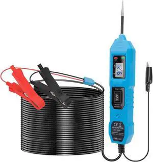 NSI Multifunctional Car Circuit Tester, 3.5-36V AC/DC Digital Automotive Power Tester, Electrical System Tool with Built-in Flashlight, Continuity/Trailer Lights Testing, Short Circuit Finder