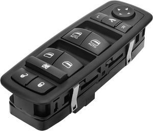 NSI Master Power Window Control Switch 56046826AE - Premium Front Left Driver Side Replacement for Ram 1500/2500/3500, Dodge Journey, and Chrysler 300