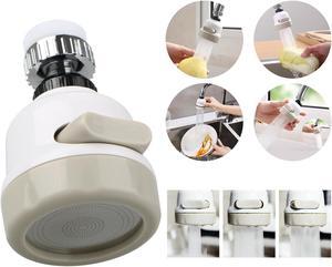 NSI Kitchen Faucet Aerator  360° Swivel Kitchen Sink Sprayer, Water Saving Faucet Head Attachment For Sink
